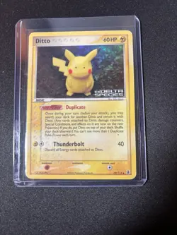 Pokemon Ditto EX Delta Species Holo 39/113 60HP English TCG Card - Image 1