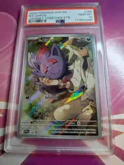 N's Zorua 189 Sv: Scarlet & Violet Blackstar Promo Card PSA 10 - Image 3