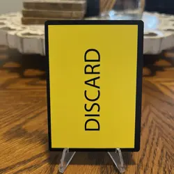 2025 Disney Lorcana Discard Error Card Yellow Background Factory Error - Image 1