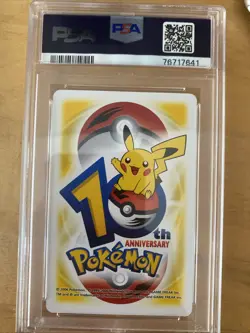 POKEMON CENTER 10TH ANNIVERSARY PLAYING CARDS YELLOW DECK PSA 10 Altaria/ Swablu - Image 2