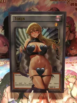 Beautiful Waifu Card Goddess Story CCG Anime Waifu Proxy Monster Card - Image 1