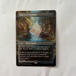 Hallowed Fountain (Borderless) (0347) Lorwyn Eclipsed Regular ECL MTG - Image 1