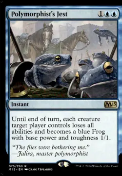 Magic 2015 (M15) #75 Polymorphist's Jest - Image 1