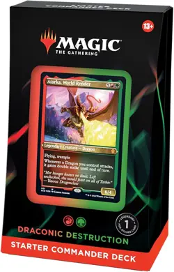 Magic: The Gathering Starter Commander Deck - Draconic Destruction (Red-Green) - Image 2