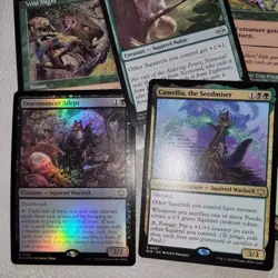 Whole COMMANDER Magic Deck - Heaven to Earth Games =Camellia SQUIRRELS Tribal - Image 1