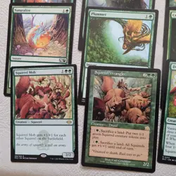 Whole COMMANDER Magic Deck - Heaven to Earth Games =Camellia SQUIRRELS Tribal - Image 4