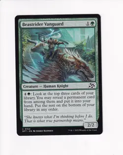 MAGIC THE GATHERING MTG AETHERDRIFT BEASTRIDER VANGUARD (#1) - Image 1