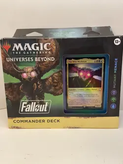 Universes Beyond FALLOUT Commander Deck MUTANT MENACE Magic MTG Brand New Sealed - Image 1