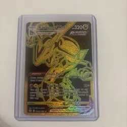 Rayquaza VMAX 2022 Pokemon Sword & Shield Silver Tempest Gold Holo #TG29/TG30 NM - Image 3