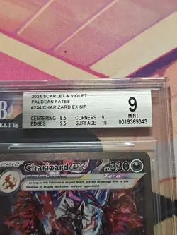 BGS 9 - Charizard ex - 234/091 - 2024 Pokemon Scarlet & Violet - Paldean Fates - Image 4
