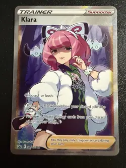 Pokemon TCG Klara SWSH302 Premium Tournament Collection Black Star Promo - NM+ - Image 1