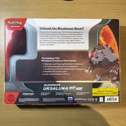 Pokemon TCG: Bloodmoon Ursaluna ex Collection Box : New & Sealed - Image 2