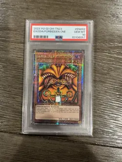 Yugioh Exodia The Forbidden One Quarter Century Rare Tn23 Psa 10 - Image 1