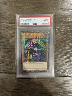 Yugioh Dark Magician TN23-EN001 Quarter Century Secret Rare PSA 10 Gem Mint - Image 1