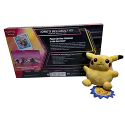 Pokemon TCG Iono's Bellibolt Ex Premium Collection Bundle New Sealed- 6” Pikachu - Image 2