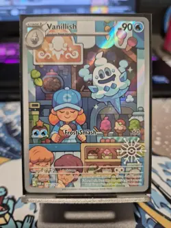 Pokemon TCG Vanillish Card 190/182 Paradox Rift IR, Snowflake Stamped - Image 1