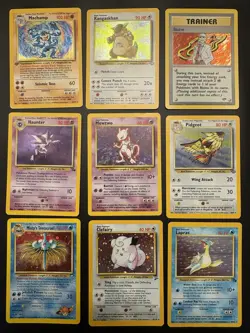 Vintage WOTC Pokemon TCG Holo Rare Lot of 9 Cards - Image 1