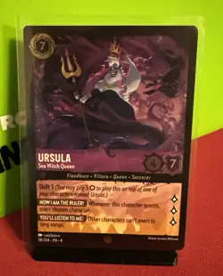 Ursula - Sea Witch Queen 58/204 Foil NM Disney Lorcana - Image 1