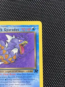 Dark Gyarados 25/82 1st Edition Pokemon Card - WOTC - Team Rocket - LP/NM - Image 3