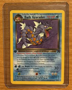 Pokemon Dark Gyarados 1ST EDITION Team Rocket 25/82 Non Holo NM NON PLAYED - Image 1