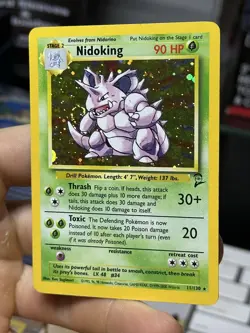 Nidoking 11/130 Base Set 2 Muk 13/62 Fossil 1999 Vintage Pokemon Card Lot WOTC - Image 4