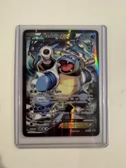 Pokemon TCG Blastoise EX XY122 Holo Black Star Promo Full Art XY Holo Rare - Image 1