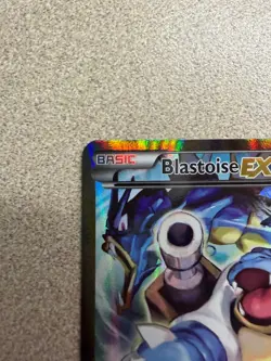 Pokemon TCG Blastoise EX XY122 Holo Black Star Promo Full Art XY Holo Rare - Image 2