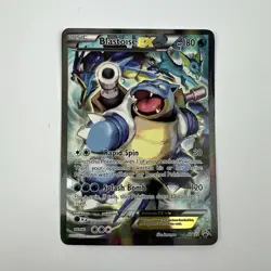 Pokemon TCG - Blastoise EX XY122 Black Star Promo Full Art XY Holo Rare (HP/DMG) - Image 1