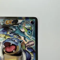 Pokemon TCG - Blastoise EX XY122 Black Star Promo Full Art XY Holo Rare (HP/DMG) - Image 3