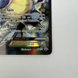 Pokemon TCG - Blastoise EX XY122 Black Star Promo Full Art XY Holo Rare (HP/DMG) - Image 4