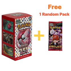 Pokemon Card Scarlet&Violet sv2a 151 Booster Box Factory Sealed Korean Ver. - Image 1