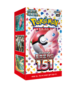 Pokemon Card Scarlet&Violet 151 Booster Box sv2a New Sealed Korean Ver. - Image 1