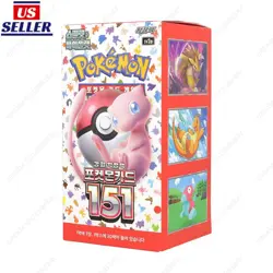 [Stock in US]Pokemon Card Scarlet&Violet 151 Booster Box sv2a Sealed Korean ver. - Image 3