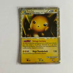Raichu Prime Heartgold Soulsilver Undaunted 83/90 Holo Rare Pokemon Card 2010 - Image 1