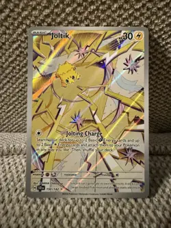 Pokemon TCG Joltik Card 150/142 Stellar Crown Illustration Rare NM Condition - Image 1