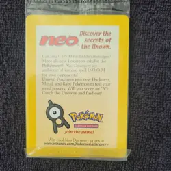 Pokemon Entei Black Star Promo Card #34 SEALED Movie Promo NEW - NEAR MINT - Image 1