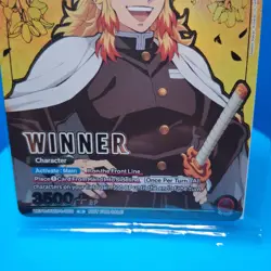 Kyojuro Rengoku (Winner) - Union Arena Promotion Card Sealed - Image 2