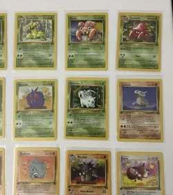 Pokemon 1st Edition Jungle 20 Card Lot LP - Image 4