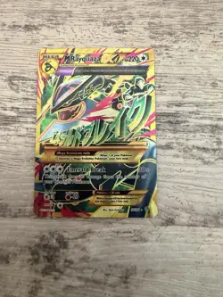 Pokemon TCG M Rayquaza EX Full Art Ultra Rare Ancient Origins Card 98/98 - Image 1