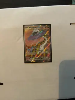 Pokemon TCG Raging Bolt EX Holo Ultra Rare Card 196/162SV05 - Image 1