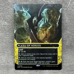 MTG Plaza of Heroes Borderless Edge of Eternities EOS #33 Non-Foil NM Magic Card - Image 1
