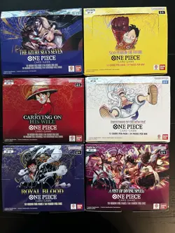 🔥 ONE PIECE 1000 PLUS CARDS + EMPTY BOOSTER BOX DISPLAY OP - 5 7 10 11 13 14🔥 - Image 1