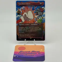 MTG Knuckles's Gloves - The Reaver Cleaver 2095 Rainbow Foil Secret Lair Drop - Image 1