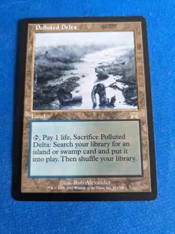 Polluted Delta 1x MtG Onslaught SP/NM **See Pictures!** - Image 1