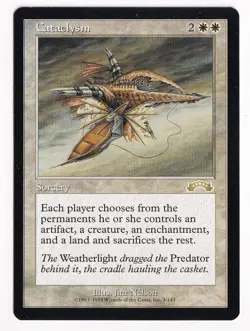 Magic The Gathering Exodus Cataclysm #3/143 MTG TCG CCG (FADED BACK) - Image 1
