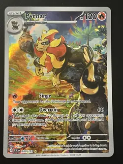 Pokemon TCG Pyroar 200/193 Illustration Rare - Paldea Evolved NM - Image 1
