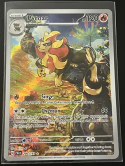 Pokemon TCG Pyroar 200/193 Illustration Rare - Paldea Evolved NM - Image 3