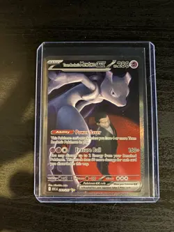 Team Rockets Mewtwo EX 281/217 SIR secret rare Ascended Heroes Pokemon near mint - Image 1