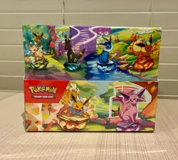 Pokemon TCG Prismatic Evolutions Mini Tin Display Case Sealed - Image 1