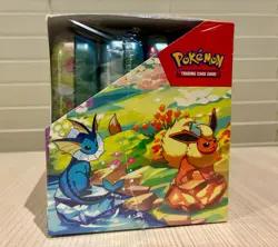 Pokemon TCG Prismatic Evolutions Mini Tin Display Case Sealed - Image 4